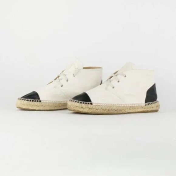 Chanel Calfskin Desert Boot Espadrilles - Picture 3 of 10